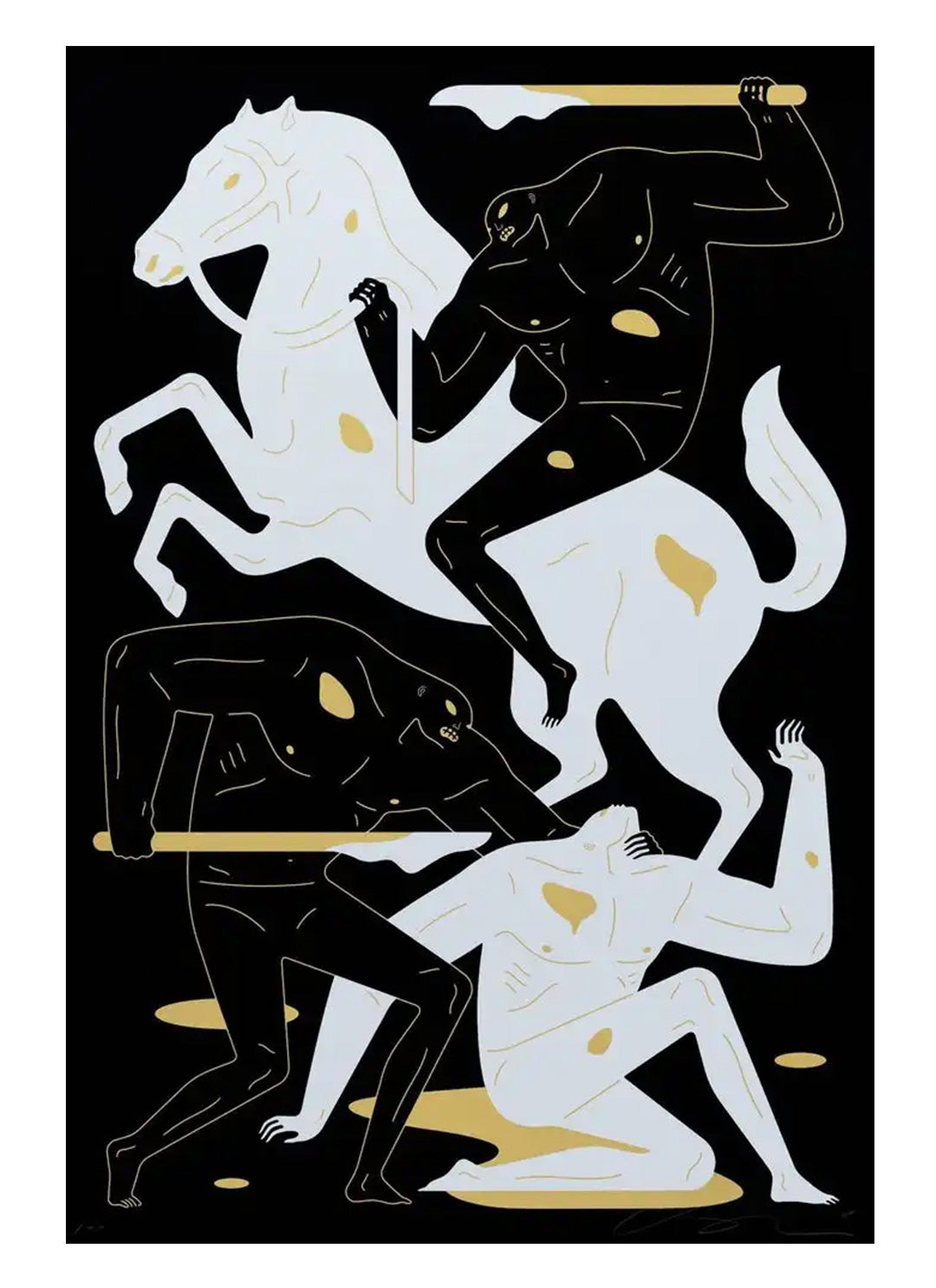 Cleon Peterson -  Dark Rider (gold)