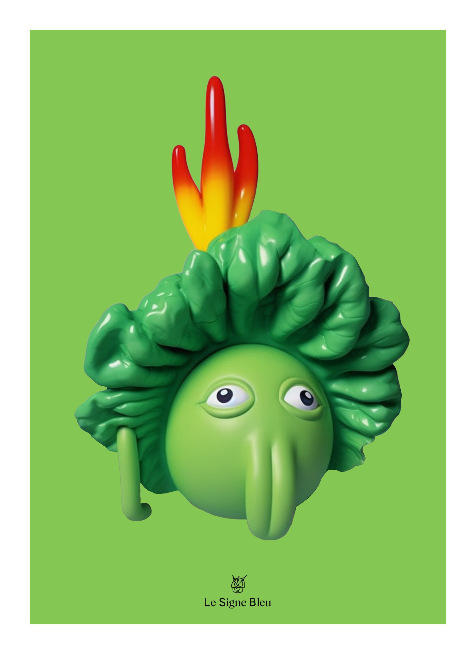 Subo Wang - Cabbage Comet Poster